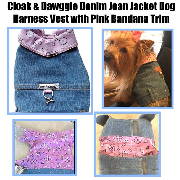 Cloak Dawggie Dog Cloak Dawggie Denim Jean Jacket Dog